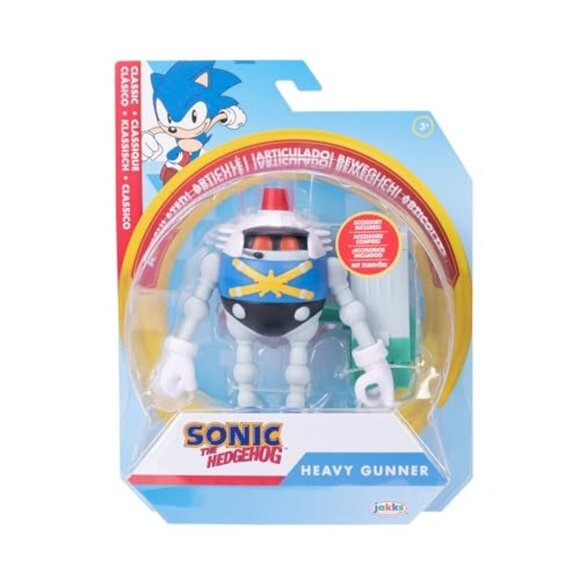 Sonic - 4 Inch - Classic Heavy Gunner Eggrobo w/ Blaster - Picture 6 of 9